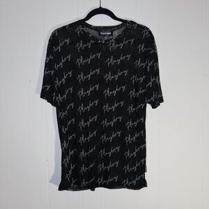 Playboy All-Over Logo Mesh T-Shirt (Men’s S)